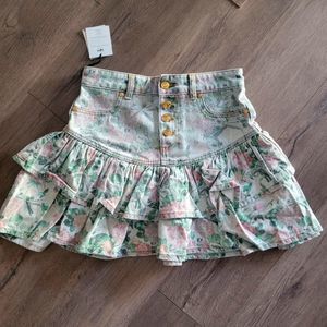 NWT Chiara Ferragni denim skirt 27